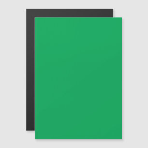 Solid Green Background  Magnetic Invitation