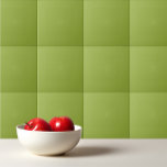 Solid green bamboo leaf ceramic tile<br><div class="desc">Solid green bamboo leaf design.</div>