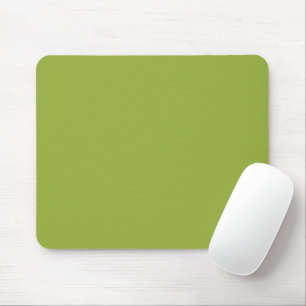 Solid green bamboo leaf mouse pad
