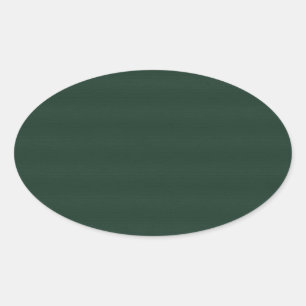 solid-green DARK MUSTY FOREST GREEN BACKGROUNDS TE Oval Sticker
