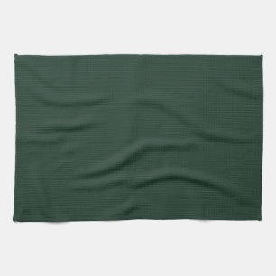 solid-green DARK MUSTY FOREST GREEN BACKGROUNDS TE Tea Towel