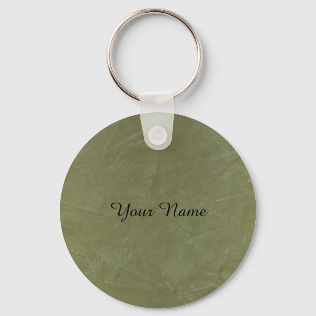Solid Green Key Ring (Front)