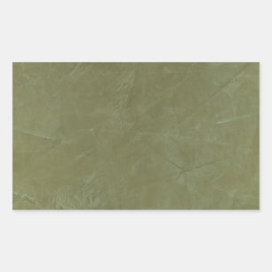 Solid Green Rectangular Sticker