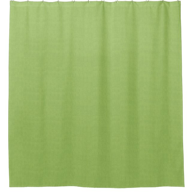 Solid Green Shower Curtain (Front)