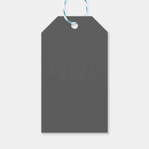 Solid Grey Gift Tag