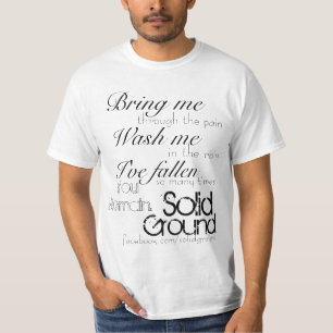 Solid , Ground, Bring me, You Remain., facebook... T-Shirt