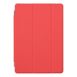 Solid hot coral red iPad pro cover