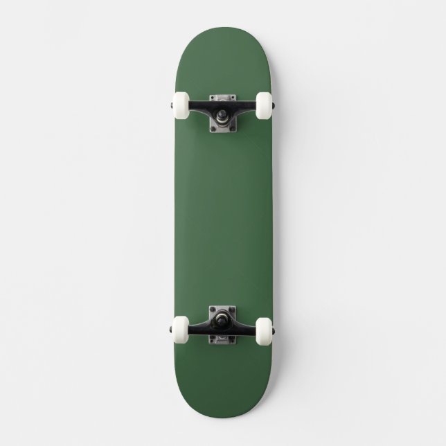 Solid Hunter Green Skateboard (Front)