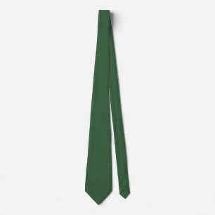Solid Hunter Green Tie