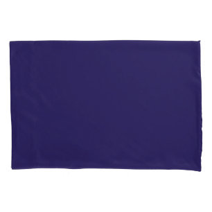 Solid Indigo Blue Elegant Modern Minimalist Simple Pillowcase