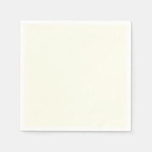 Solid Ivory Color Minimalist Plain Modern Napkin