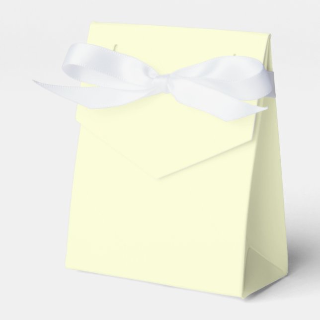 Solid Ivory Favour Box (Front Side)