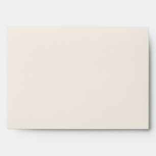 Solid Ivory Retro Wedding Suite Warm Cream Blank Envelope