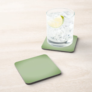 Solid Jade Green Celadon Coaster