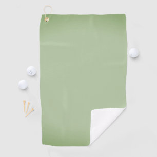 Solid Jade Green Celadon  Golf Towel
