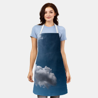 Solid large cloud apron