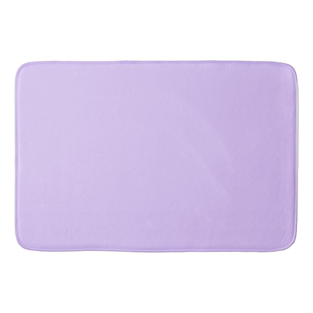 Solid Lavender Bath Mat (Front)