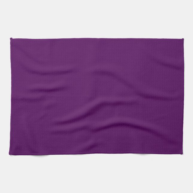 Solid Lavender Purple Kitchen Towel (Horizontal)