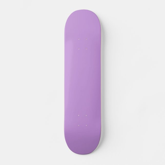 Solid Lavender Purple Skateboard (Front)
