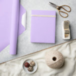 Solid Lavender Wrapping Paper<br><div class="desc">What a pretty colour for weddings,  birthdays,  and other fun events! 

Designed in Washington State,  USA by an independent artist</div>