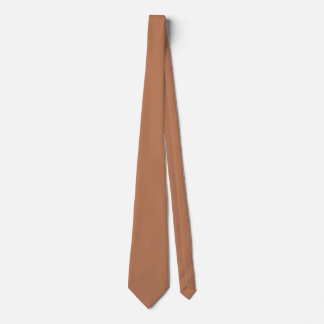 Solid Light Brown Necktie