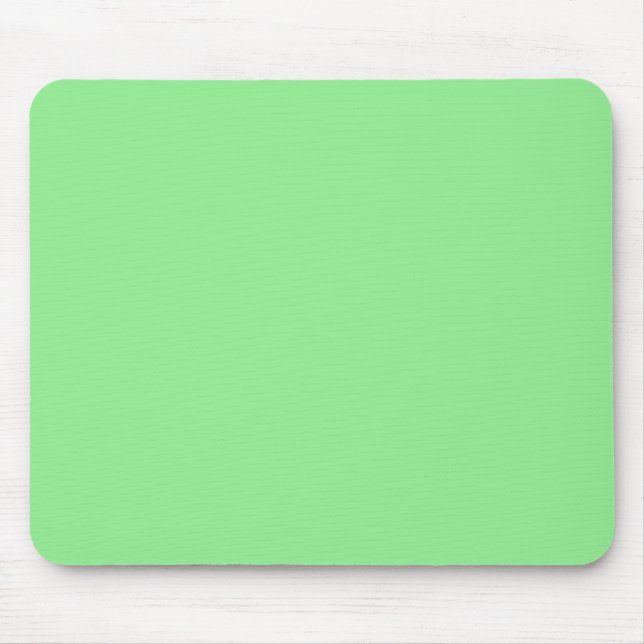 Solid Light Green Single Coloured Mouse Pad (Front)