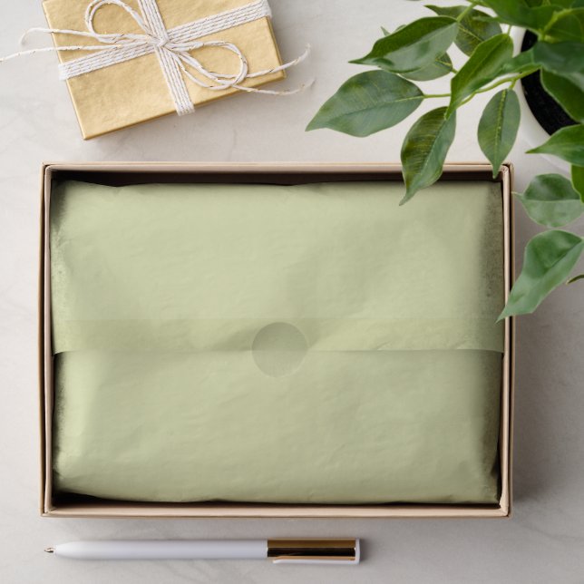 Solid Light Grey Yellow  Tissue Paper (Gift)