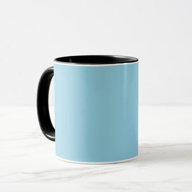 Solid Light Ice Blue Mug (Front Left)