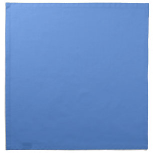 Solid light indigo blue napkin