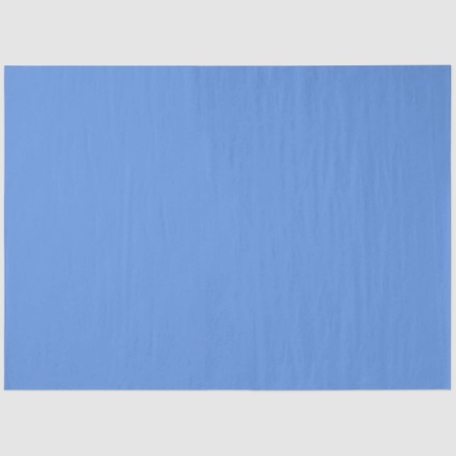 Solid light indigo blue tissue paper (Front)