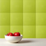 Solid light pear green ceramic tile<br><div class="desc">Solid light pear green design.</div>