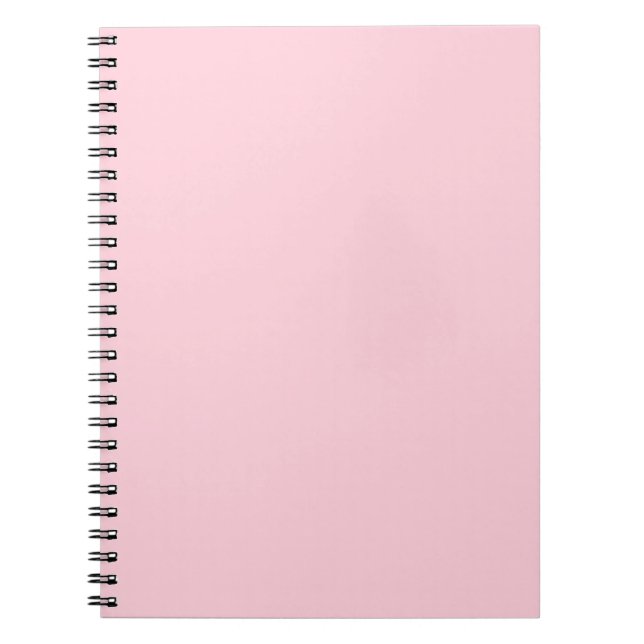 Solid Light Pink Notebook (Front)