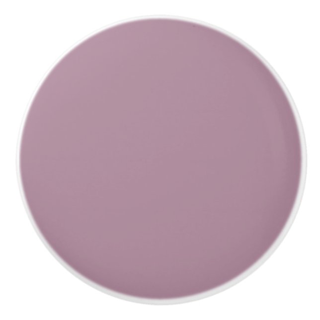 Solid Light purple, Plain purple  Ceramic Knob (Front)