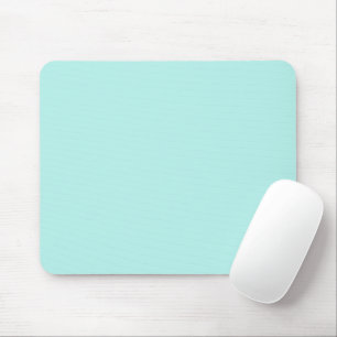Solid light turquoise mouse pad