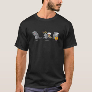 Solid Liquid Gas Transformation Mythology Age Dino T-Shirt