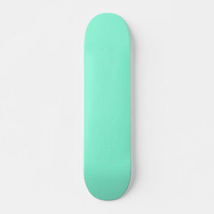 Solid magic mint skateboard