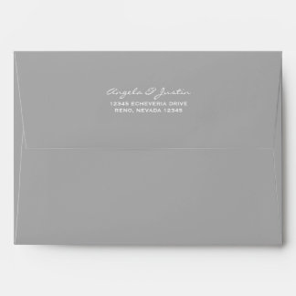 Solid Medium Grey Envelope