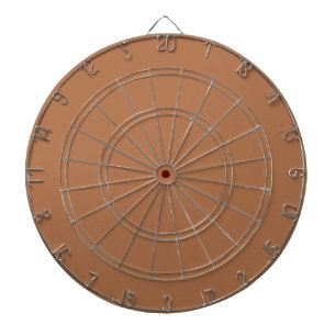 Solid milk chocolate brown dartboard