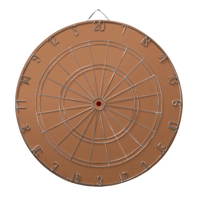 Solid milk chocolate brown dartboard (Front)