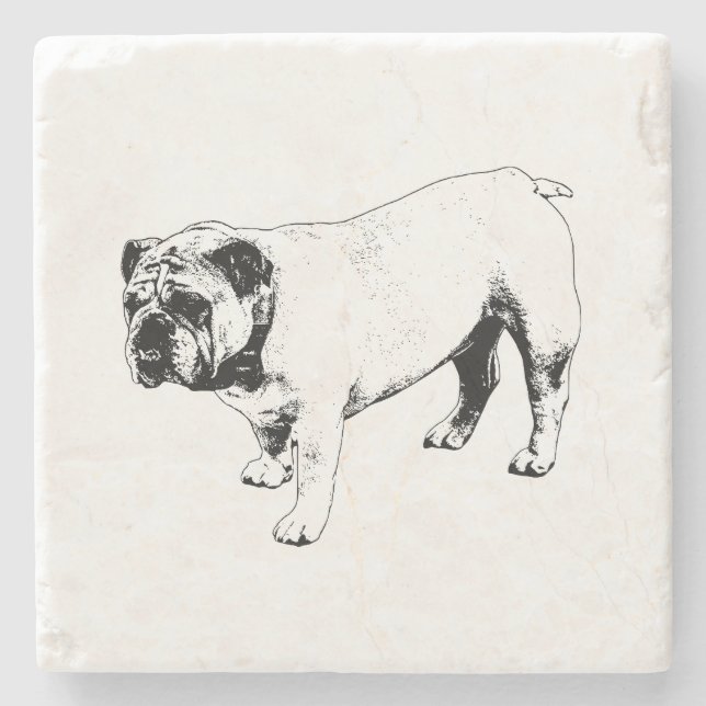 Solid Minimal Shape Stone Coaster (Front)