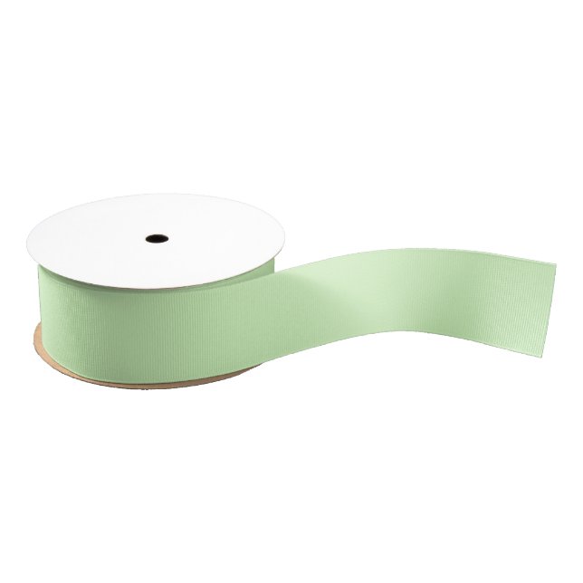 Solid Mint Green Grosgrain Ribbon (Spool)