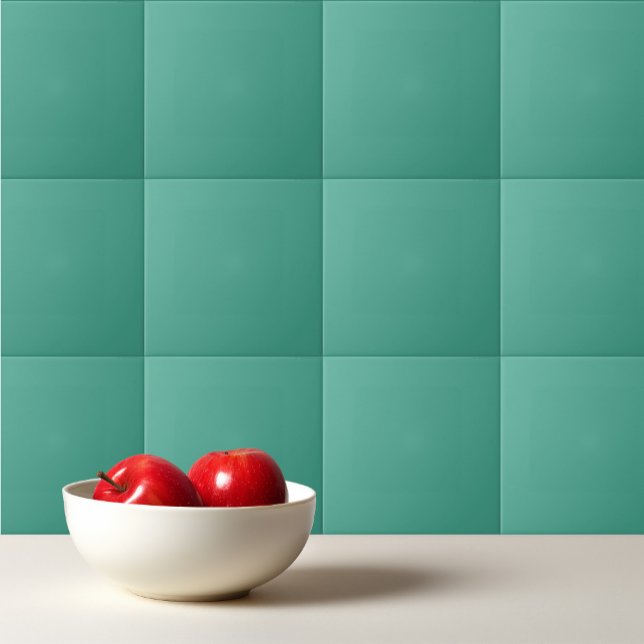 Solid mint jade sheen patina green ceramic tile (Creator Uploaded)