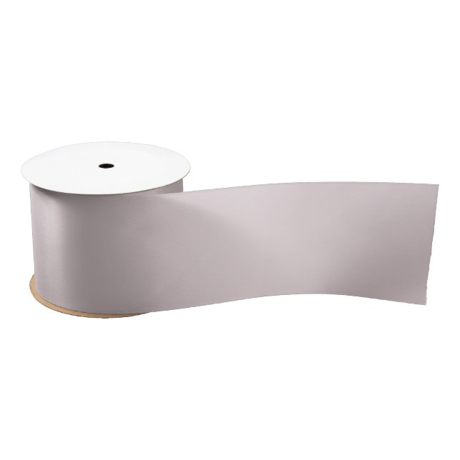 Solid mountain haze silver pink satin ribbon (Spool)