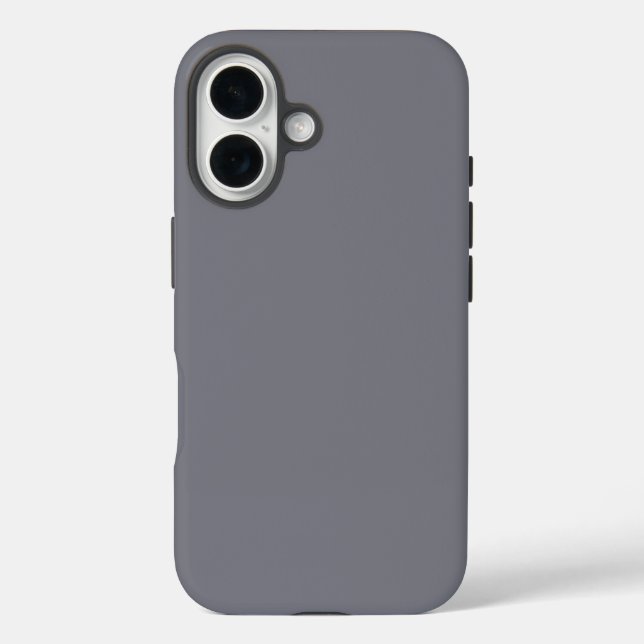 Solid Natural Titanium Colour Case-Mate iPhone Case (Back)