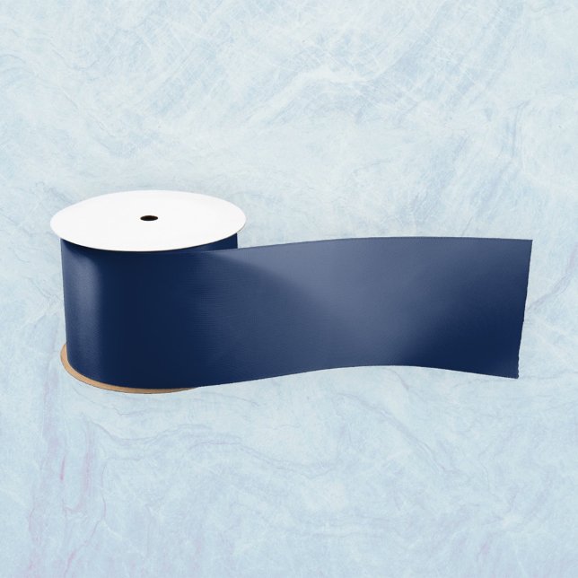 Solid Navy Blue All Occasion  Satin Ribbon (Creator Uploaded)
