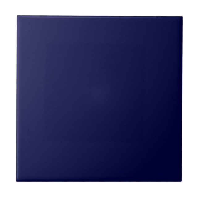 Solid Navy Blue Tile (Front)