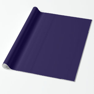 Solid Navy Blue Wrapping Paper