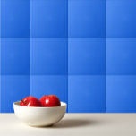 Solid neon blue ceramic tile<br><div class="desc">Solid color neon blue design.</div>