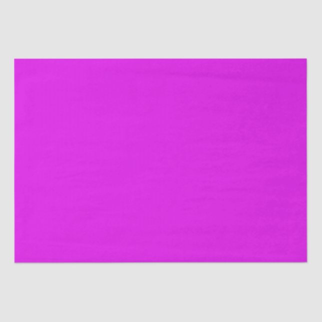 Solid Neon Hot Pink  Tissue Paper (Front)