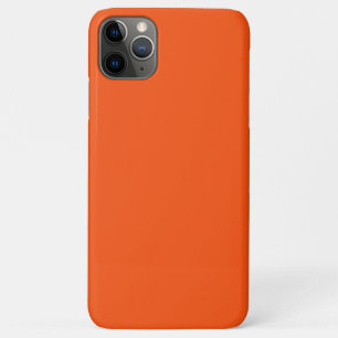 Solid neon orange iPhone 11 pro max case